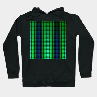 Dots green blue Hoodie